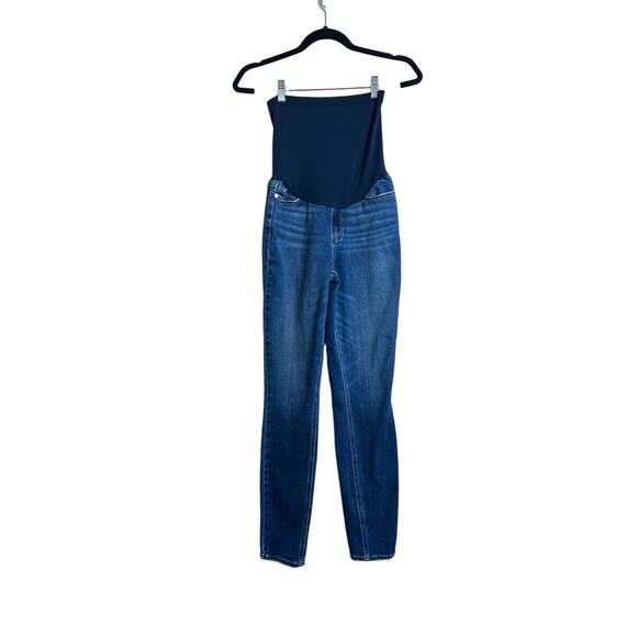 PAIGE Women’s Hoxton Ultra Skinny Medium Wash Jean Secret Fit Belly 29 Maternity - Picture 1 of 11